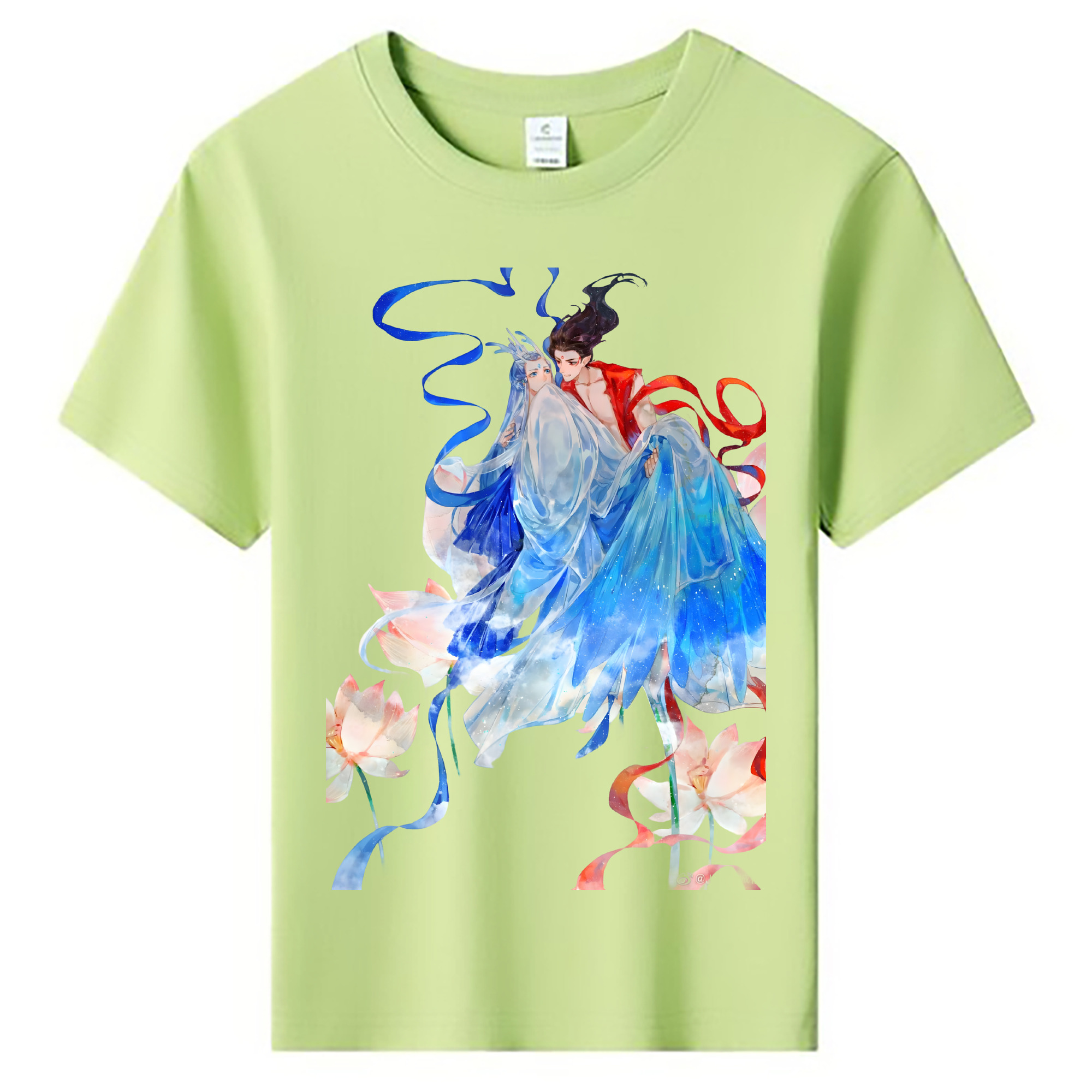 （画像用） Ne Zha 2 ナタ 魔童の大暴れ 綿100％キッズTシャツ（フロントプリント）
